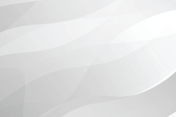 Vector Abstract white gray luxury technology communication concept background graphic design banner fluid flow Banner Pattern elegant Geometric Textured intricate 3D wall Light wave website EPS10