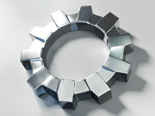 Chrome Gear Wheel