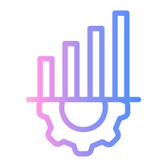 business Line Gradient Icon