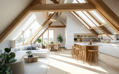 modern living room with fireplace