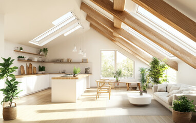 modern living room with fireplace