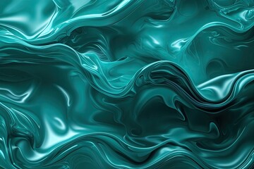 Obraz premium Fluid Teal Background with Dynamic Texture for Contemporary Design Solutions
