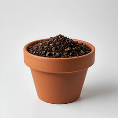 pot with soil