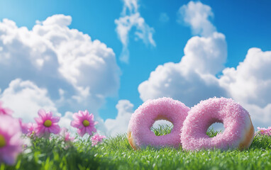 donut with sprinkles