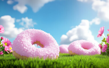 donut with sprinkles