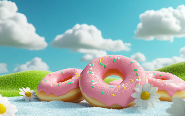 donut with sprinkles