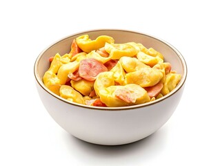 bowl of ackee white background