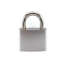 Naklejka premium padlock isolated on white background