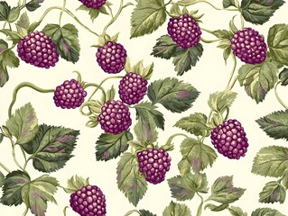 boysenberry white background