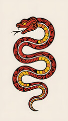 Obraz premium Snake Illustration