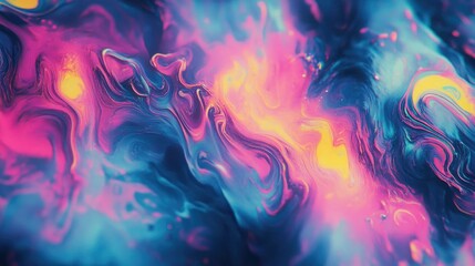 Colorful swirling abstract fluid art forms a vibrant background design