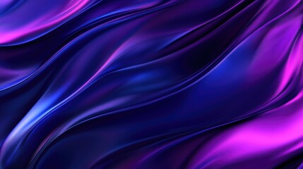 Obraz premium Abstract depiction of flowing fabric with vibrant color gradients