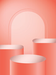 Round Podium Background