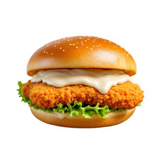 Chicken Sandwich with Lettuce and Mayonnaise