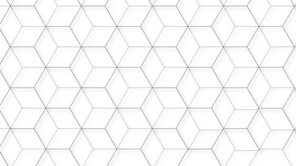 Multicolor cube square seamless geometric shape decoration creative wallpaper . modern seamless art style fabric design .