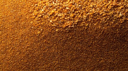 Vibrant Pile of Freshly Ground Spices in Natural Light Creating Texture