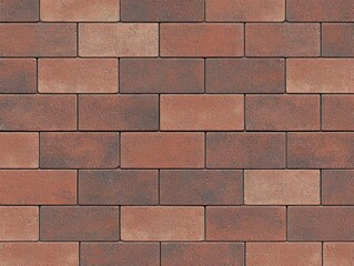 Obraz premium Rustic Red and Brown Brick Wall Texture, Background, Pattern