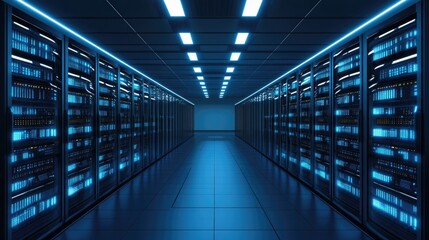 AI-driven cooling systems for optimized data center efficiency.