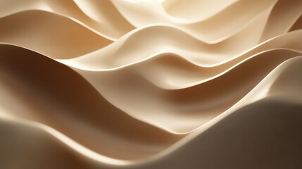 Obraz premium Abstract flowing organic shapes create a serene and gentle effect
