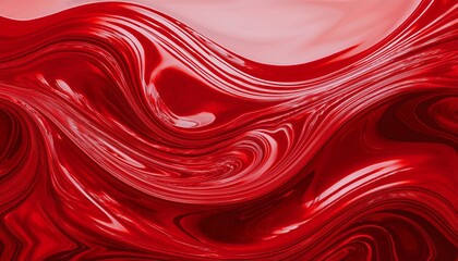 Obraz premium Big red Wave liquid Background