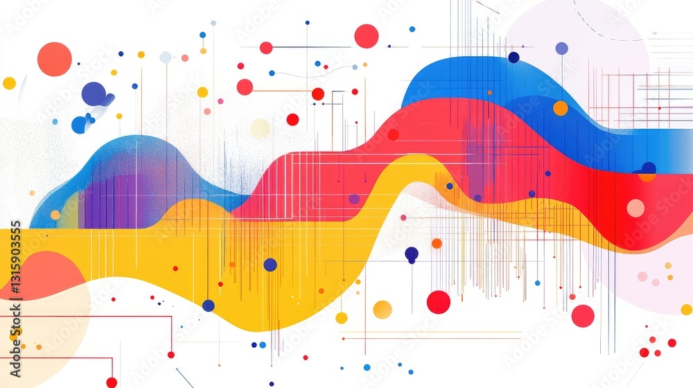 Poster automated ai ethics board visualizing machine learning decision processes.