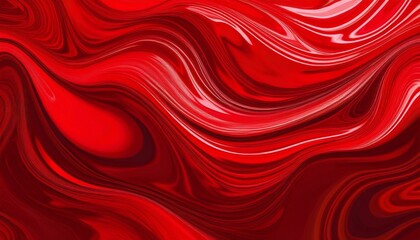 Big red Wave liquid Background