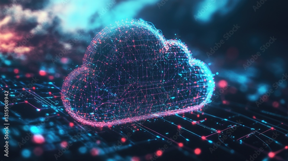 Poster hybrid cloud networking with high-speed data transfer optimization.