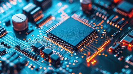 Low-power microchips enhancing energy-efficient computing.