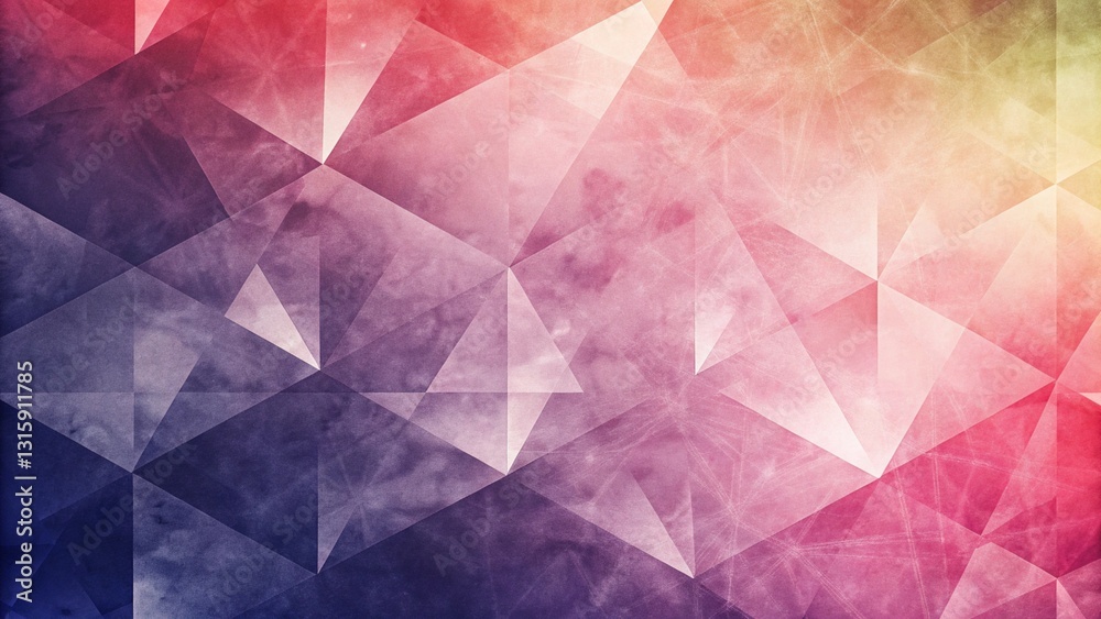 Aufkleber Geometric abstract background with overlapping triangles and polygons in different shades, a sense of depth and dimension. Modern and minimal background with copy space. Polygon pattern design. 