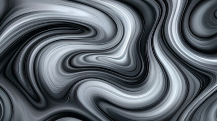 Abstract monochrome swirling pattern background