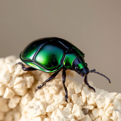 Chrysomelid beetle (Cassida vittata). Sassari. Sardinia. Italy Cassida is a large Old World genus of tortoise beetles in the subfamily Cassidinae.