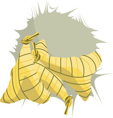 ketupat biasa, ketupat palas, tasty malaysian traditional food