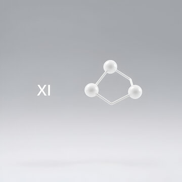 Xipamide diuretic drug molecule.