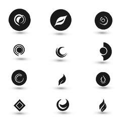 Set logo collection Logo can be used for icon brand identity finance