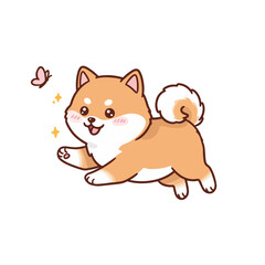 Obraz premium Baby Shiba Inu