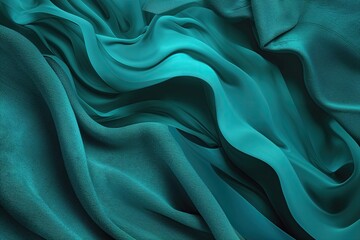 Obraz premium Rich Teal Texture Design for Fashion Inspirations and Cultural Events with Modern Gradient Blend
