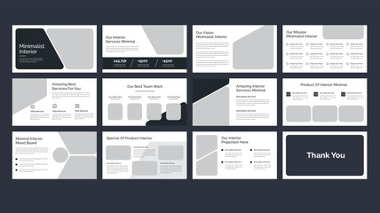 Minimalist Interior Design Presentation Template