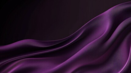 Deep Purple Fabric Drape Abstract Background