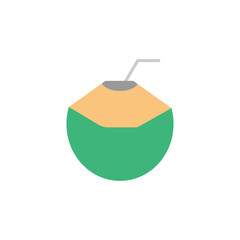Coconut colored icon