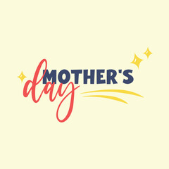 Mother's day typography vector