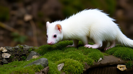 Ermine, Ermellino , (Mustela erminea)