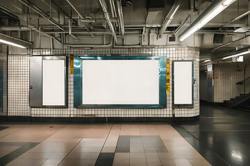 Empty billboard, illustration