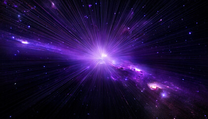 Fototapeta premium Realistic and beautiful space background