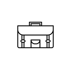 Travel bag line icon