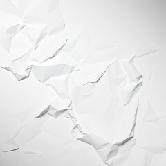 Obraz premium white crumpled texture , White crumpled paper texture background.