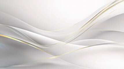 Obraz premium Elegant Abstract Light Silver Background with Flowing Lines and Curves