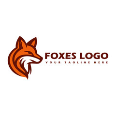 Creative Fox Logo. Elegant and simple Design