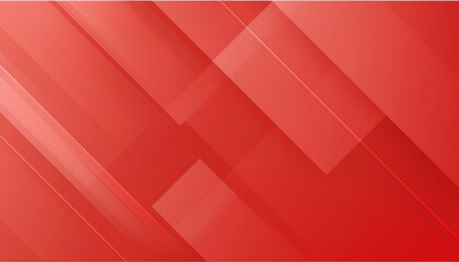 Fototapeta premium Red solid color background with minimalist stripes