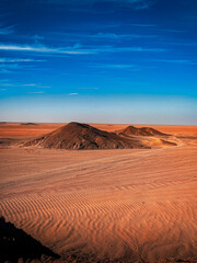 sand dunes in the desert
