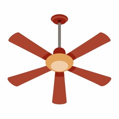 fan on a white background